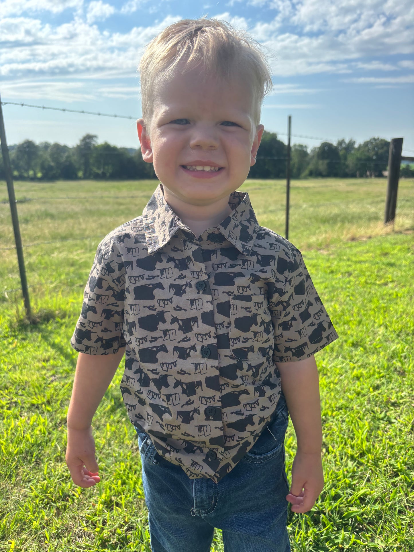 Ropin Practice Button Up