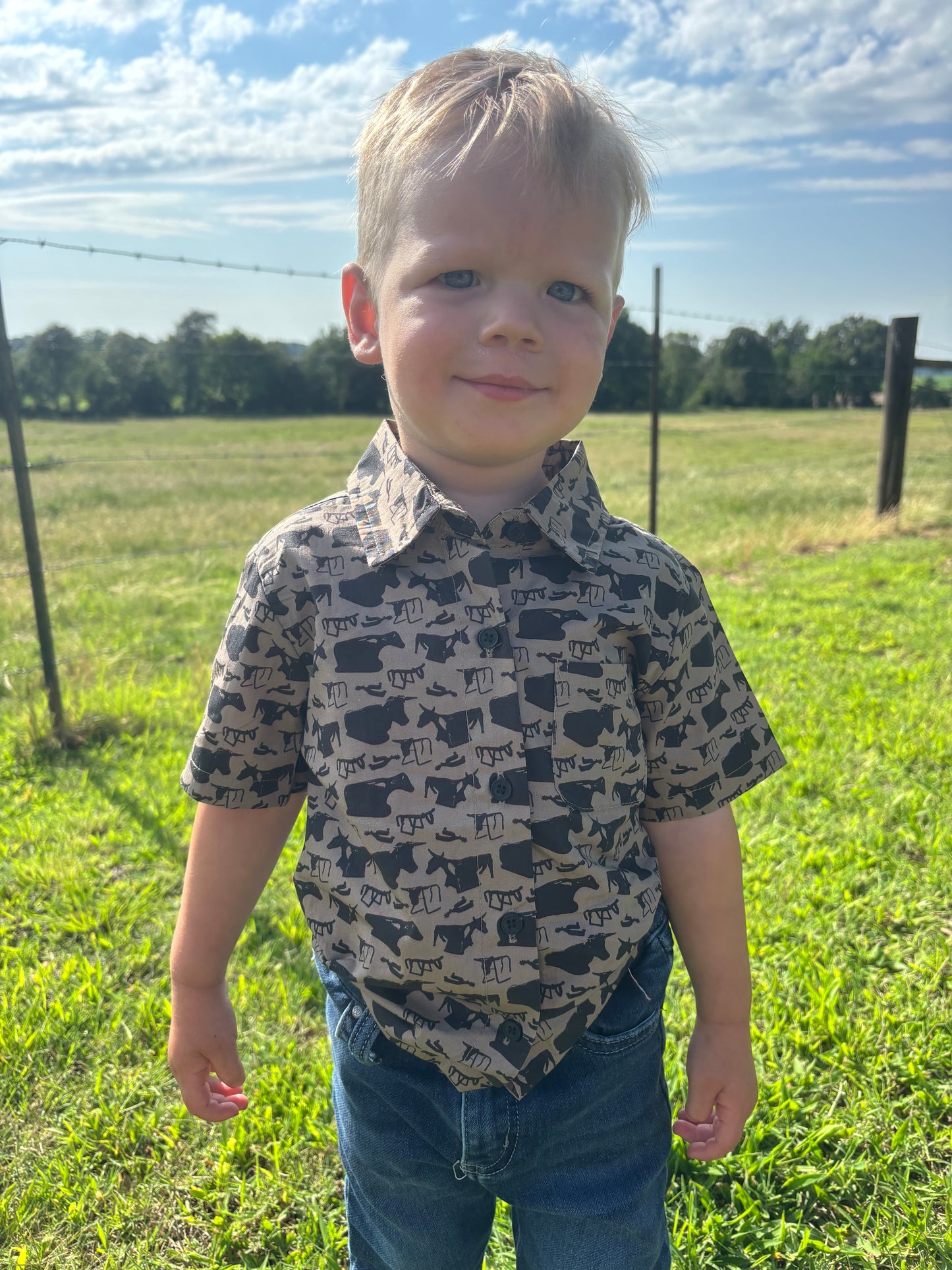 Ropin Practice Button Up