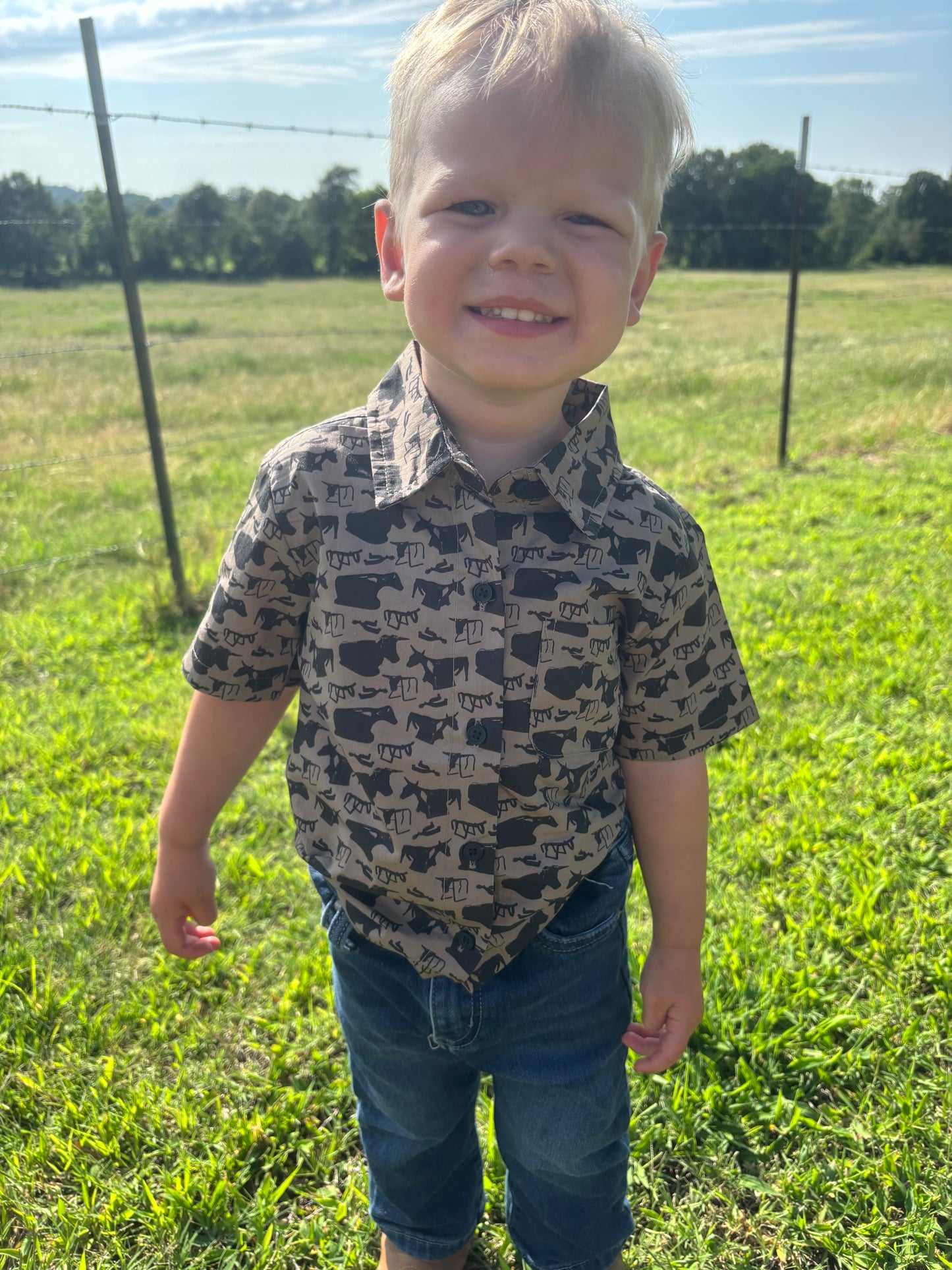 Ropin Practice Button Up