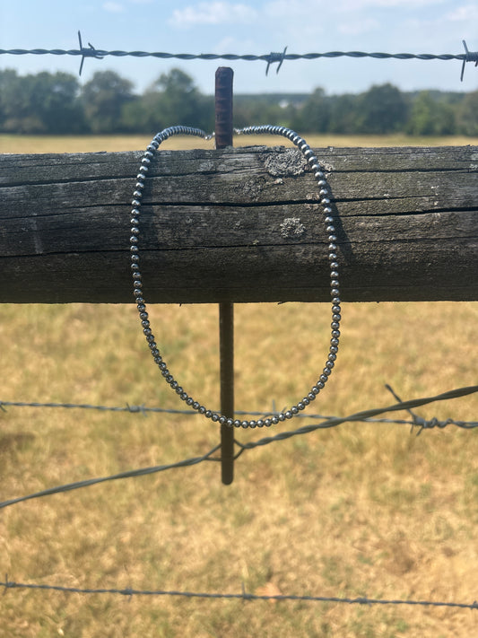 4mm Navajo Pearl Necklace